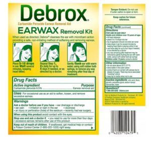 Debrox Earwax Removal Aid Kit, 0.5 Fluid Ounce - Image 3