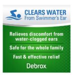 Debrox Swimmer's Ear Relief Ear Drying Drops | Water Clogged Ear Relief | 1.0 FL OZ - Image 2