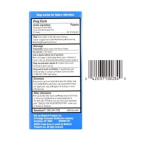 Debrox Swimmer's Ear Relief Ear Drying Drops | Water Clogged Ear Relief | 1.0 FL OZ - Image 4