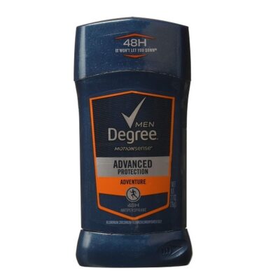Degree Adrenaline Invisible Solid Adventure, Size: 2.7 Oz