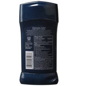 Degree Adrenaline Invisible Solid Adventure, Size: 2.7 Oz - Image 2