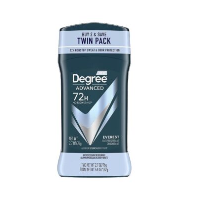 Degree Men Adrenaline Series Antiperspirant & Deodorant, Everest For Men (76 G Twin Pack)