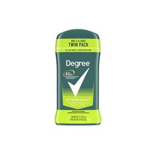 Degree Men Dry Protection Antiperspirant, Extreme Blast 2.7 oz, Twin Pack by Degree Men - Image 1