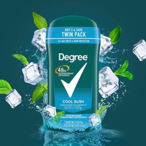 Degree Men Dry Protection Deodorant Invisible Solid Cool Rush2.7 Oz.Twin Pack - Image 4