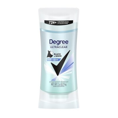 Degree Ultra Clear Pure Clean Antiperspirant, 2.6 oz
