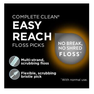 DenTek Complete Clean Floss Picks, Fresh Mint 75 ea - Image 2