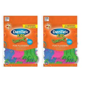 DenTek Kids Fun Flosser Floss Picks 75 ea (Pack of 2) - Image 6