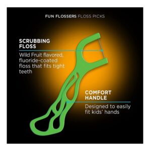 DenTek Kids Fun Flossers, Wild Fruit, 90 Count - Image 3