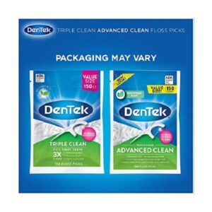DenTek Triple Clean Floss Picks-Fresh Mint-150 ct - Image 2