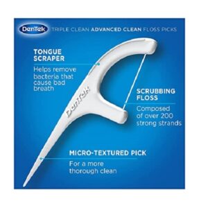 DenTek Triple Clean Floss Picks-Fresh Mint-150 ct - Image 4