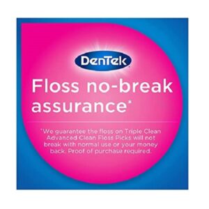 DenTek Triple Clean Floss Picks-Fresh Mint-150 ct - Image 6