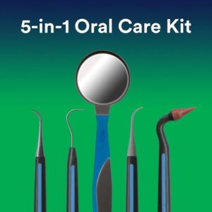 Dentek Professional Oral Care Kit | Removes Plaque & Tartar | Contains Dental Pick, Scaler, Mirror, and Gum Stimulator - Image 4