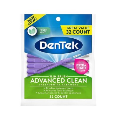 Dentek Slim Brush Cleaners, 32 each by Dentek