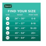 Depend FIT-FLEX Incontinence Underwear for Women, Maximum Absorbency, XL, 28 Count - Image 4