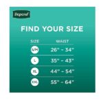 Depend FIT-FLEX Incontinence Underwear for Men, Maximum Absorbency, Disposable, XXL, Grey, 44 Count - Image 5