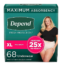 DEPEND MAX Absorb Underwear BLSH Female XLRG 68