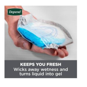 Depend Incontinence Guards for Men, Maximum Absorbency, 52 Count (Pack of 2) - Image 5