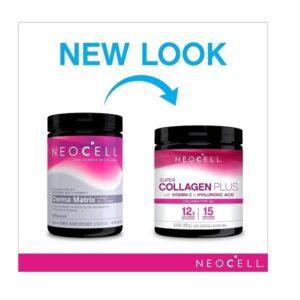 NeoCell Super Collagen Plus With Vitamin C and Hyaluronic Acid, For Skin Hydration and Healthy Skin, Hair and Nails Support, Unflavored, Collagen Powder, 6.9 oz., 1 Canister - Image 2