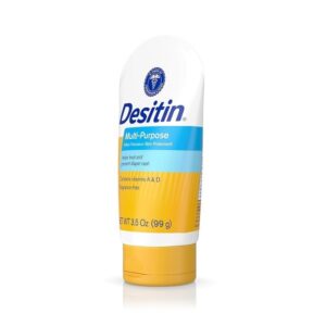 Desitin Skin Protectant and Diaper Rash Ointment Multi-Purpose With Vitamins A & D, Travel Size, 3.5. Oz Tube - Image 7