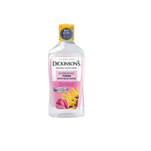 Dickinson's Enhanced Witch Hazel Hydrating Toner with Rosewater, Alcohol Free, 98% Natural Formula, 16 Fl. Oz. - Image 1