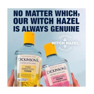 Dickinson's Enhanced Witch Hazel Hydrating Toner with Rosewater, Alcohol Free, 98% Natural Formula, 16 Fl. Oz. - Image 7