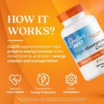 Doctor's BEST High Absorption Coq10 With Bioperine, 100 Mg, 120 Softgels - Image 4