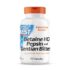 Doctor's Best Betaine HCl Pepsin & Gentian Bitters capsules (120-count) featuring 650mg Betaine HCl and digestive bitters to support stomach efficiency.