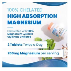 Doctor's Best, High Absorption Magnesium, 100% Chelated, 240 Tablets - Image 4