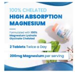 Doctor's Best, High Absorption Magnesium, 100% Chelated, 240 Tablets - Image 5