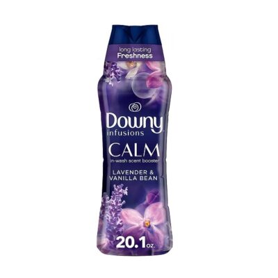 Downy Infusions Laundry Scent Booster Beads for Washer, Calm, Lavender & Vanilla Bean, 20.1 Oz