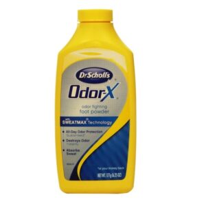 Dr Scholl's Odor X All Day Deodorant Powder-6.25 oz.