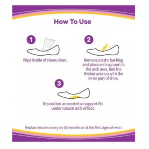 Dr. Scholl's Stylish Step Hidden Arch Support for Flats, 1 Pair - One size fits all - Image 6