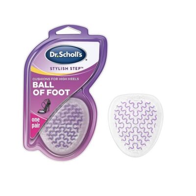 Dr. Scholl's Ball of Foot Cushions for High Heels (One Size) Relieve and Prevent Ball of Foot Pain with Discreet Cushions That Absorb Shock and Make High Heels More Comfortable