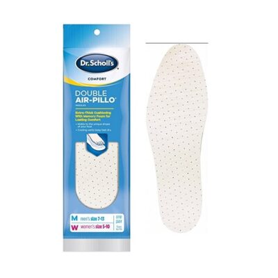 Dr. Scholl's Comfort Double Air-Pillo Insoles, 1 Pair, Men Size 7-13, Women Size 5-10