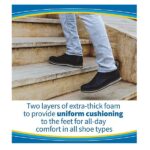 Dr. Scholl's Comfort Double Air-Pillo Insoles, 1 Pair, Men Size 7-13, Women Size 5-10 - Image 5