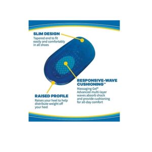 Dr. Scholl’s Comfort Heel Cushions for Women, 1 Pair, Size 6-10 - Image 4