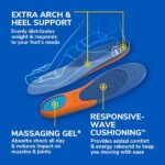 Dr. Scholls Comfort and Energy Extra Support Insoles for Men, 1 Pair, Size 8-14 - Image 4
