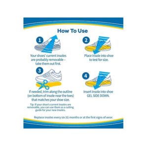 Dr. Scholl’s Comfort and Energy Stimulating Step Insoles for Men, 1 Pair, Size 8-13 - Image 6