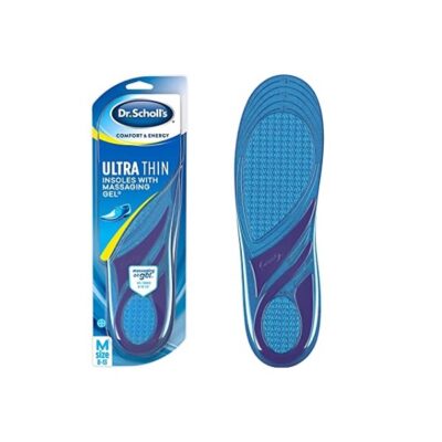 Dr. Scholls Comfort and Energy Ultra Thin Insoles for Men, 1 Pair, Size 8-13