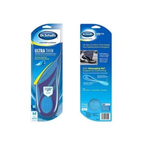 Dr. Scholls Comfort and Energy Ultra Thin Insoles for Men, 1 Pair, Size 8-13 - Image 2