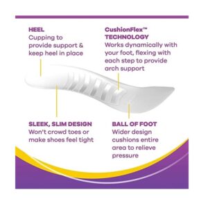 Dr. Scholl's Cushioning Insoles for Everyday Flats, Low Heels, Dress Shoes, Casual Shoes, Boots (for Women's 6-10) - Image 4