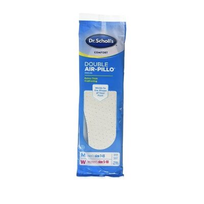 Dr. Scholls Double Air-Pillo Insoles Unisex (Men 7-13 / Women 5-10) (3 Pack)
