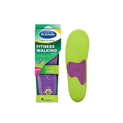 Dr. Scholls Fitness Walking Insoles Reduce Stress and Strain, Green /Purple (43219-96036)