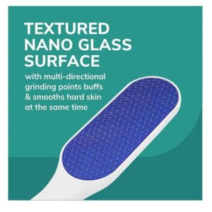 Dr. Scholl's Hard Skin Remover Nano Glass Foot File - Foot Callus Remover, Foot Scrubber Dead Skin Remover - Image 3