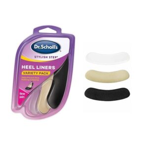 Dr. Scholl's Heel Liners Variety Pack, Helps Prevent Uncomfortable Shoe Rubbing at The Heel (3 Pairs) - Image 1