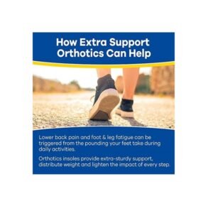 Dr. Scholl's Insoles for Women Extra Support Pain Relief Orthotics Shoe Inserts, Designed for Plus-Size, 1 Count - Image 6