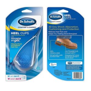 Dr. Scholl's Massaging Gel Heel Cups, Medium, 1 Pair Package - Image 2