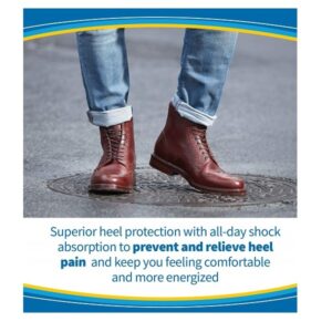 Dr. Scholl's Massaging Gel Heel Cups, Medium, 1 Pair Package - Image 6