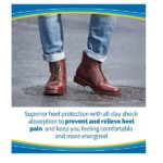 Dr. Scholl's Massaging Gel Heel Cups, Medium, 1 Pair Package - Image 5