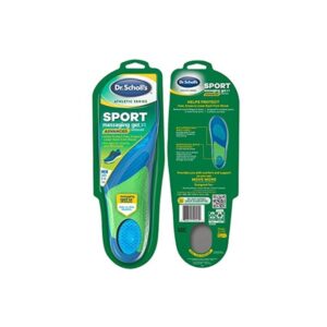 Dr. Scholl's Men's Sport Insoles with Superior Shock Absorption and Arch Support to Reduce Muscle Fatigue and Stress on Lower Body Joints (8-14) - Pack of 2 - Image 3